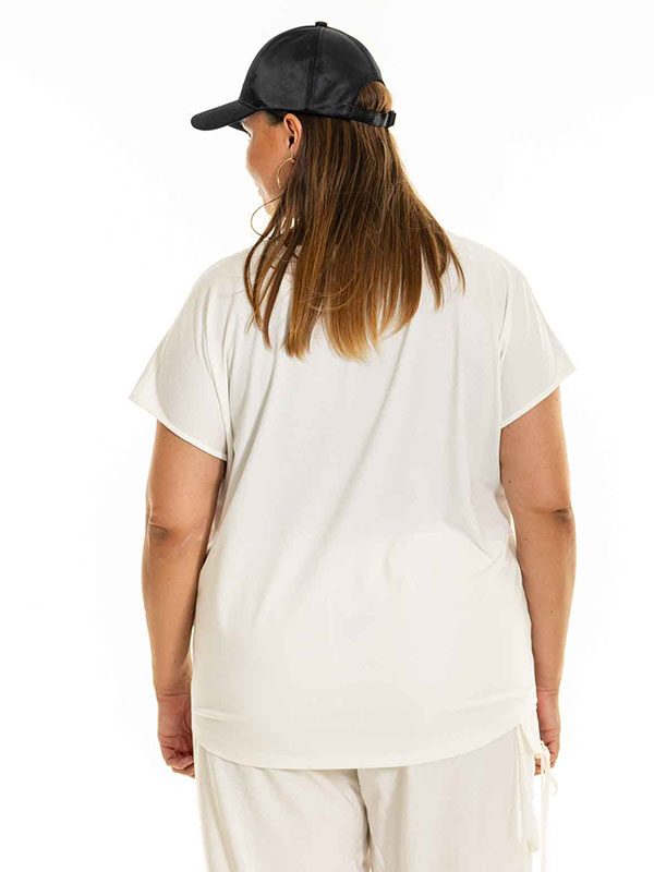 EDITA - Plus Size Bluse fra Gozzip Black