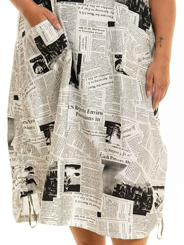 GELLIDA - Plus Size Kjole fra Gozzip Black