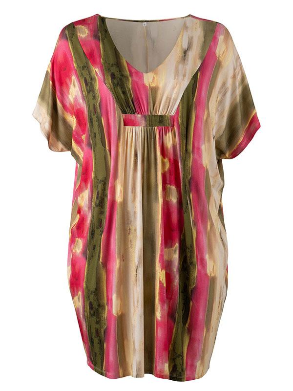 BELINA - Plus Size Kjole fra Gozzip
