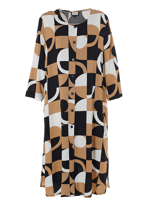 LINETTE - Plus Size Kjole fra Gozzip