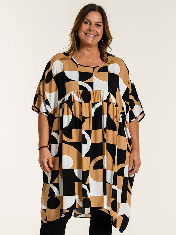 SOFIE - Plus Size Tunika fra Gozzip