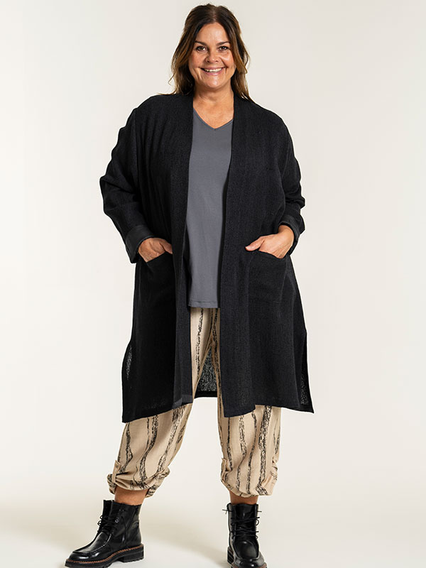 FRANCE - Plus Size Cardigan fra Gozzip