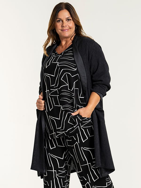 FRANCE - Plus Size Cardigan fra Gozzip