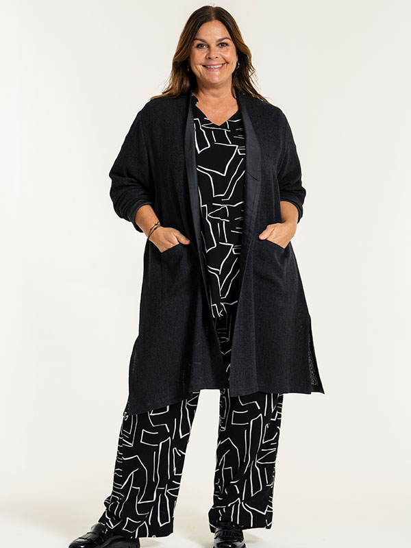 FRANCE - Plus Size Cardigan fra Gozzip
