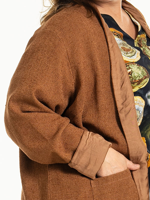 FRANCE - Plus Size Cardigan fra Gozzip
