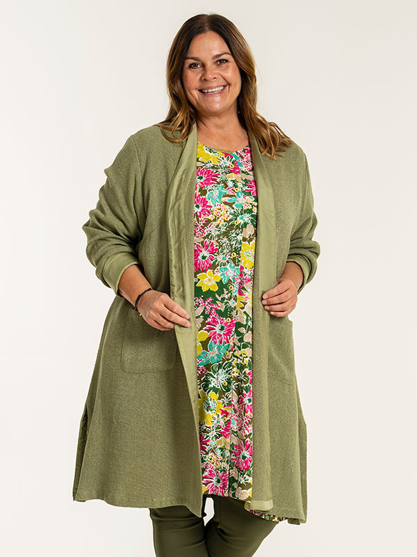 FRANCE - Plus Size Cardigan fra Gozzip