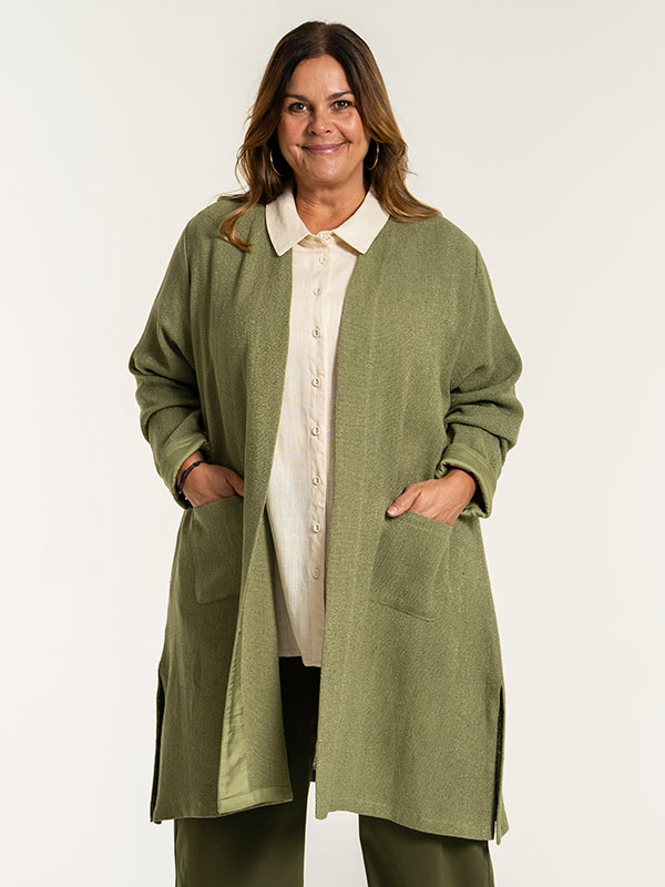 FRANCE - Plus Size Cardigan fra Gozzip