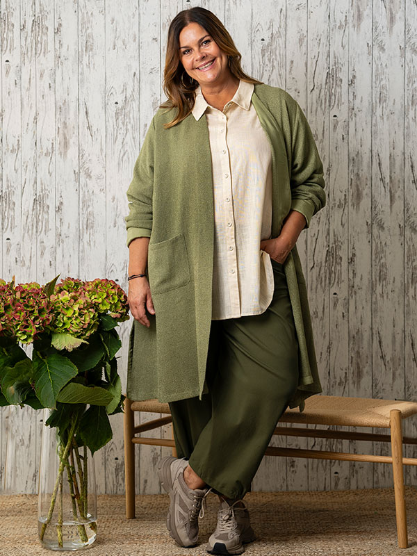 FRANCE - Plus Size Cardigan fra Gozzip