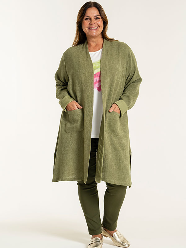 FRANCE - Plus Size Cardigan fra Gozzip
