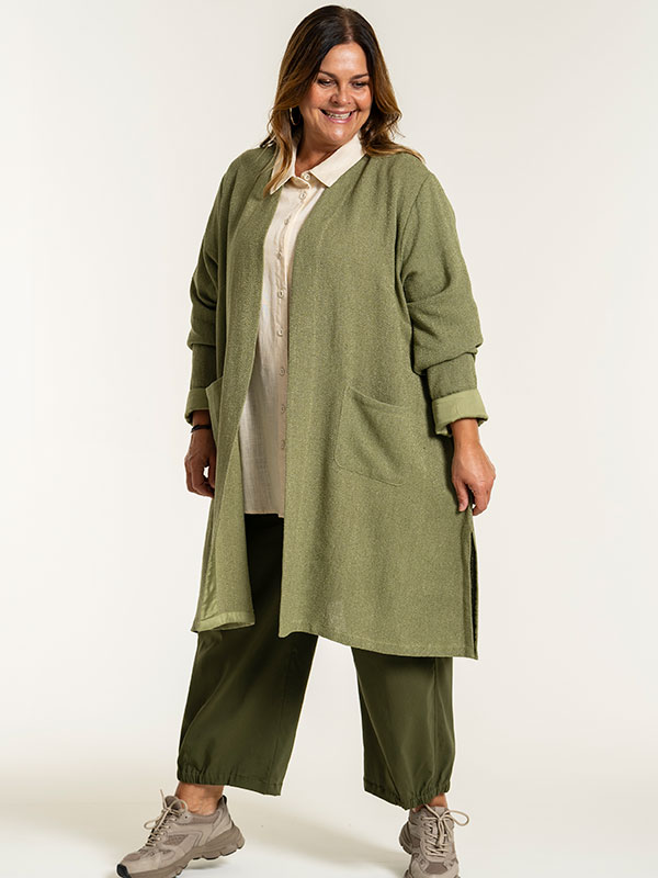 FRANCE - Plus Size Cardigan fra Gozzip