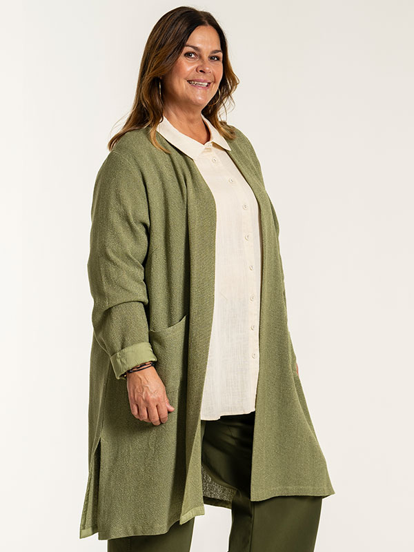 FRANCE - Plus Size Cardigan fra Gozzip
