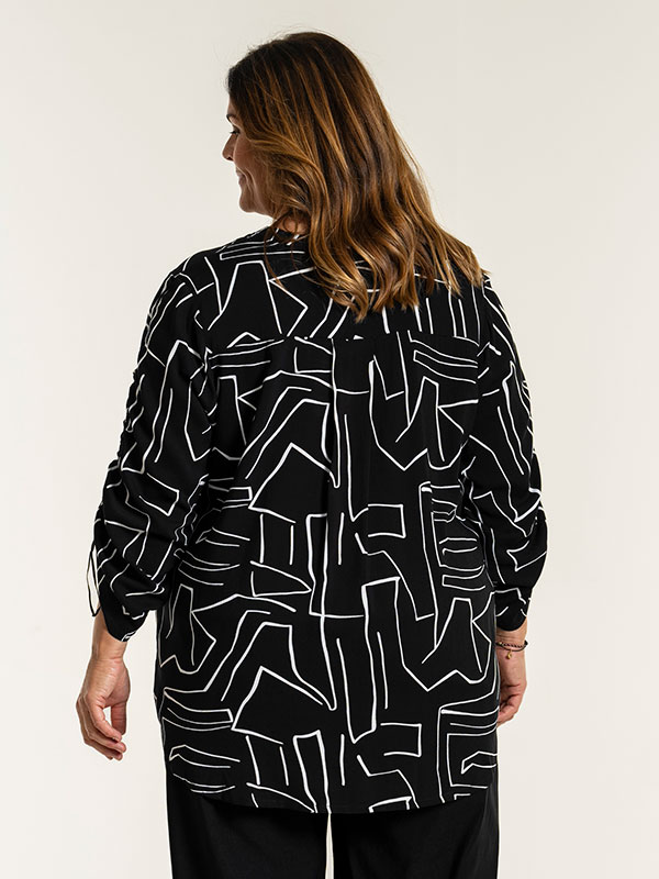 FREJA - Plus Size Bluse fra Gozzip