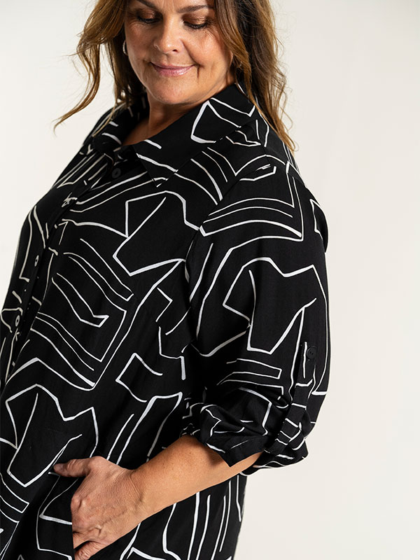 ARNA - Plus Size Tunika fra Gozzip