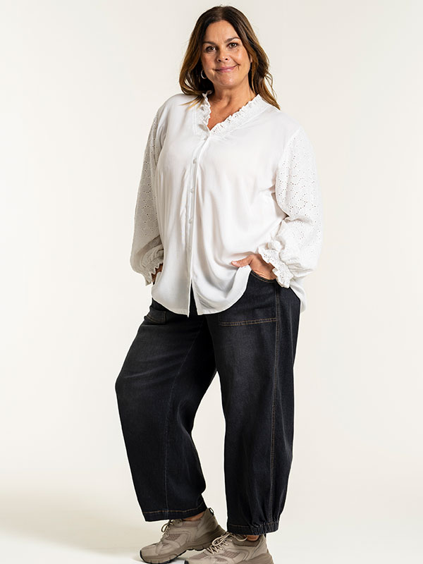 FLO - Plus Size Skjorte fra Gozzip