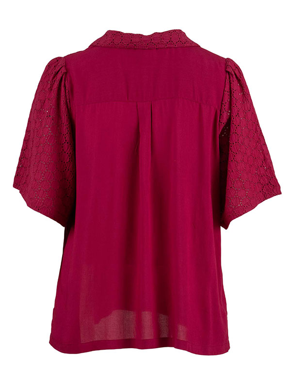 FRIGGA - Plus Size Bluse fra Gozzip