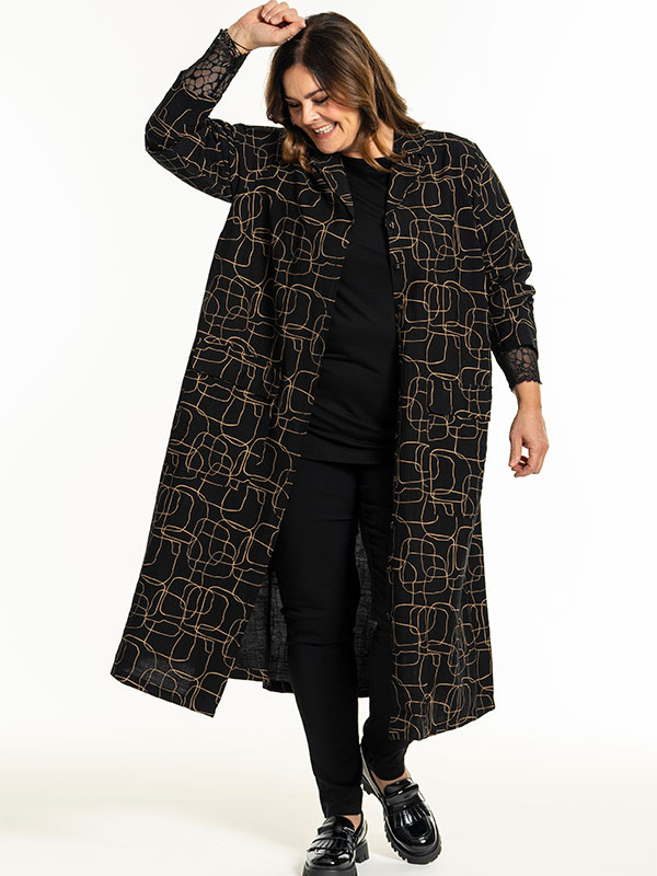 GUNDE - Plus Size Kjole fra Gozzip