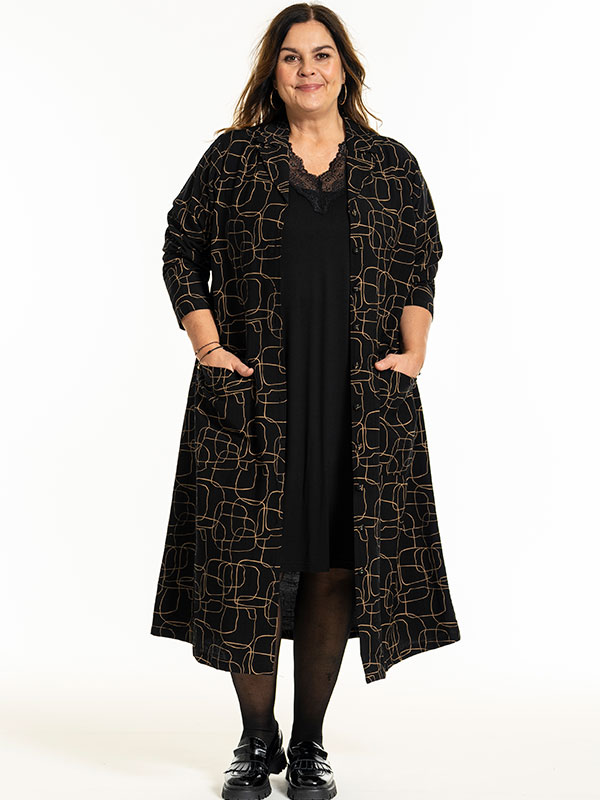 GUNDE - Plus Size Kjole fra Gozzip