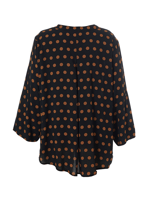 BILLIE - Plus Size Bluse fra Gozzip