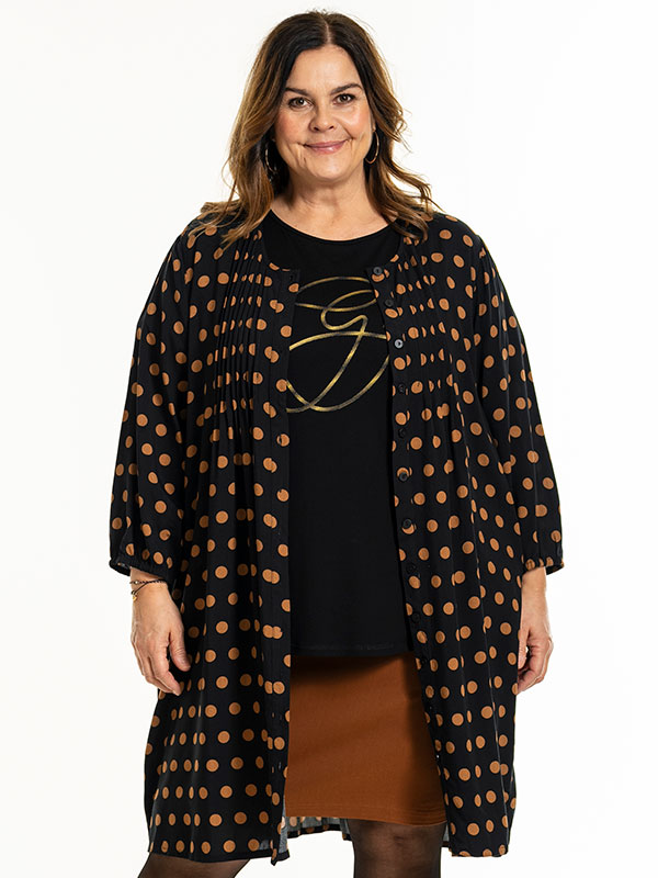 JOHANNE - Plus Size Tunika fra Gozzip