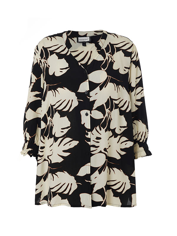 GHITA - Plus Size Bluse fra Gozzip