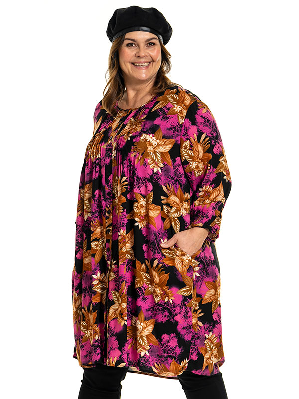 JOHANNE - Plus Size Tunika fra Gozzip