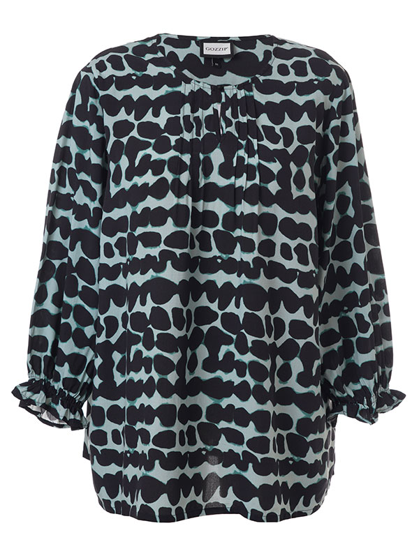 GITHE - Plus Size Bluse fra Gozzip