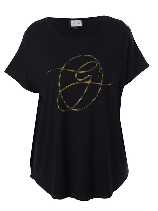 GITTE - Plus Size T-shirt fra Gozzip