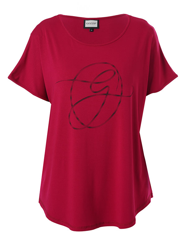 GITTE - Plus Size T-shirt fra Gozzip