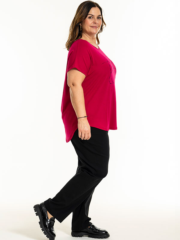 GITTE - Plus Size T-shirt fra Gozzip