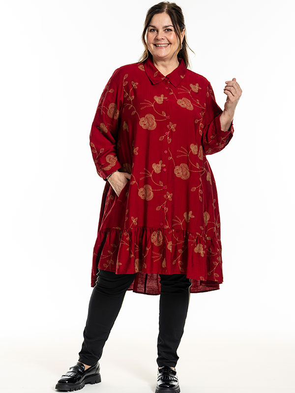 EDITH - Plus Size Tunika fra Gozzip