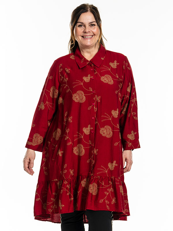 EDITH - Plus Size Tunika fra Gozzip