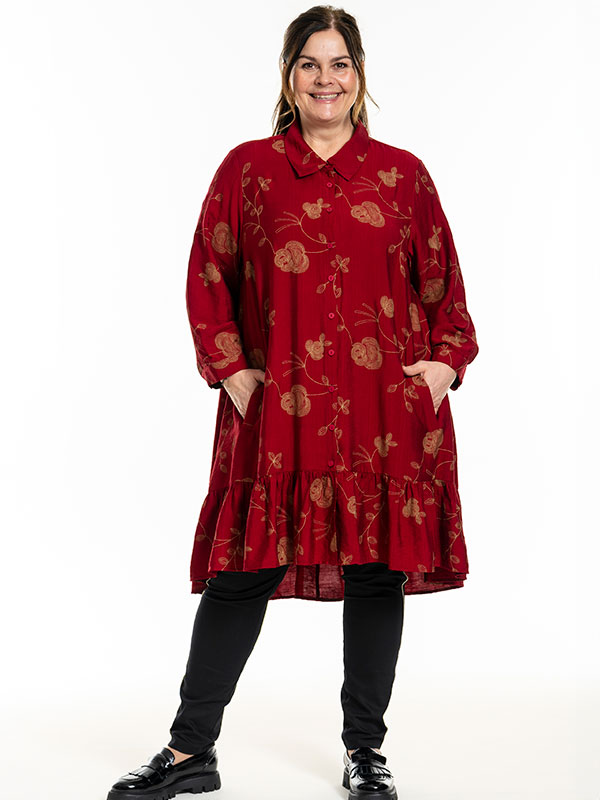 EDITH - Plus Size Tunika fra Gozzip