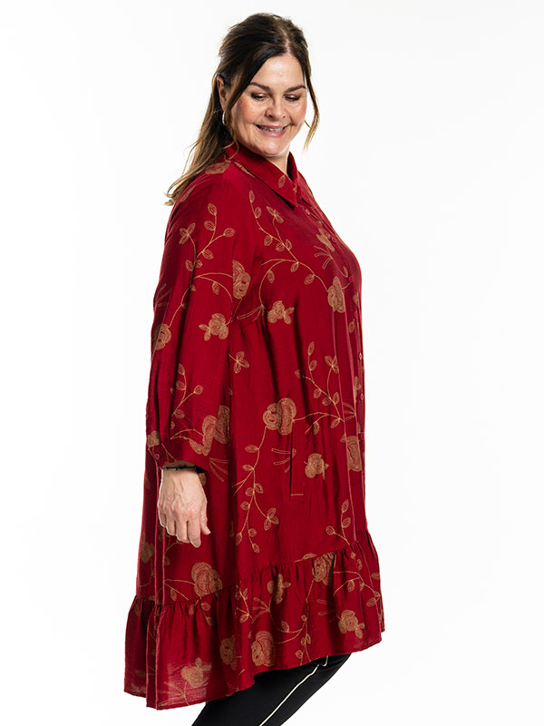 EDITH - Plus Size Tunika fra Gozzip