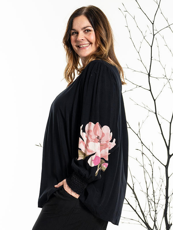 GWEN - Plus Size Bluse fra Gozzip