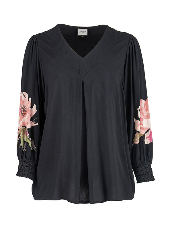 GWEN - Plus Size Bluse fra Gozzip