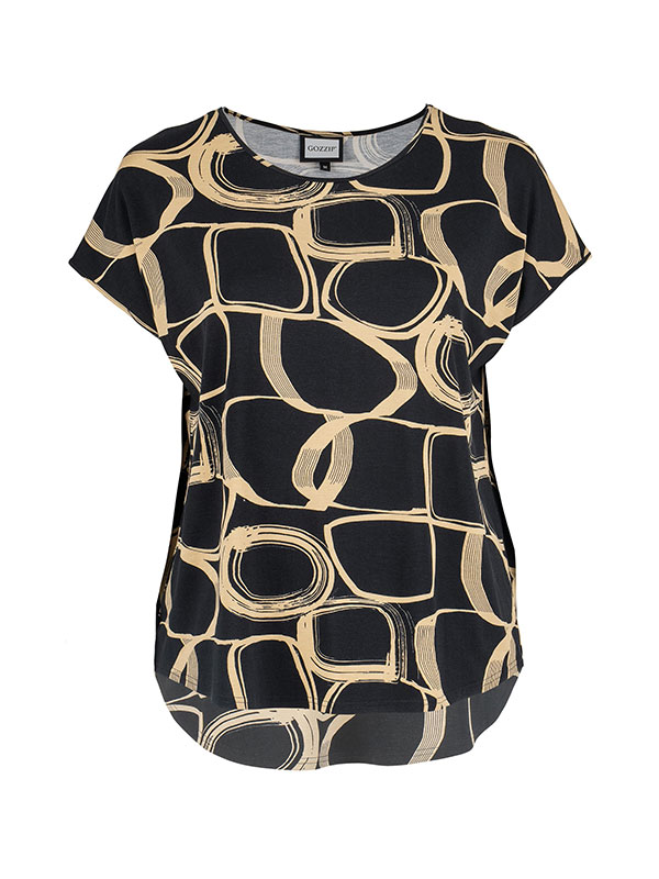 GITTE - Plus Size T-shirt fra Gozzip