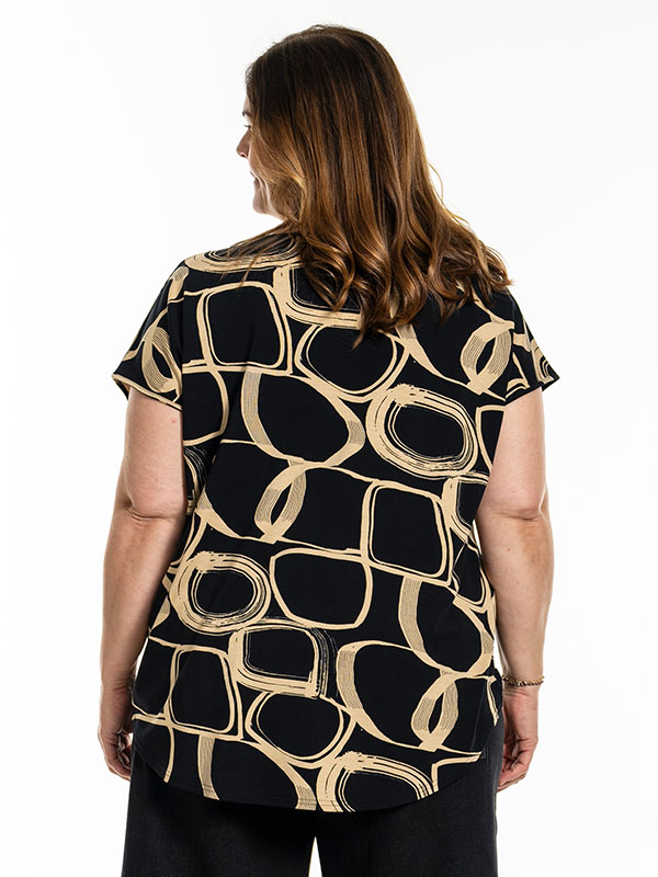 GITTE - Plus Size T-shirt fra Gozzip