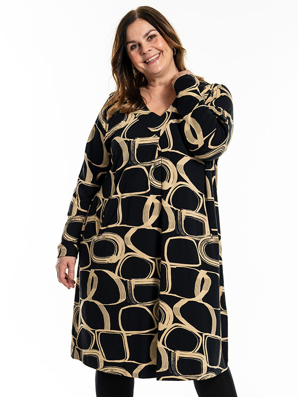 GINA - Plus Size Tunika fra Gozzip