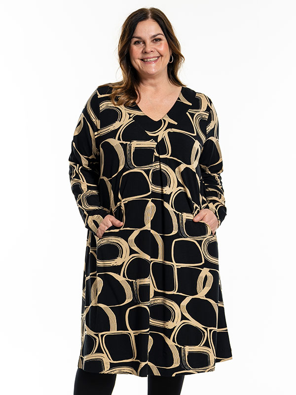 GINA - Plus Size Tunika fra Gozzip
