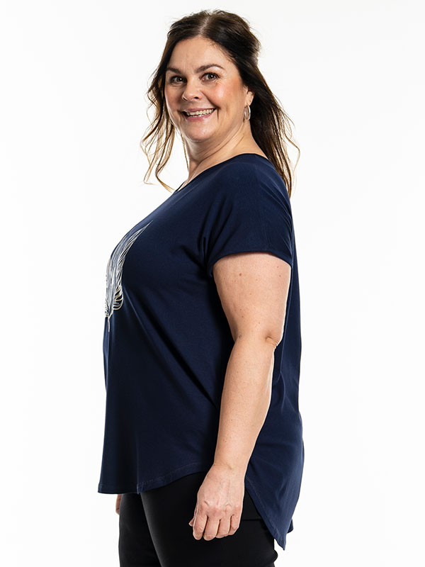 GITTE - Plus Size T-shirt fra Gozzip