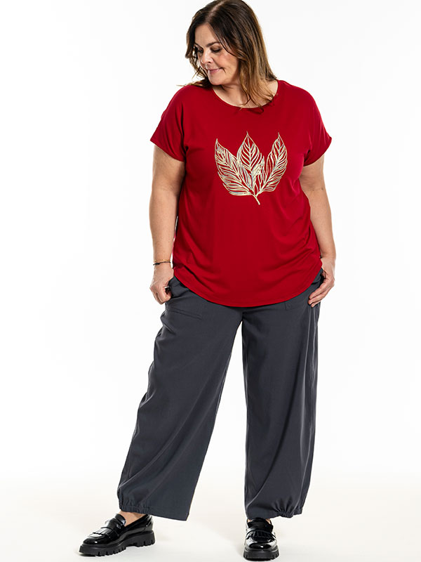 GITTE - Plus Size T-shirt fra Gozzip