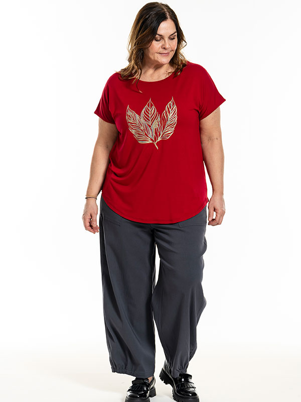 GITTE - Plus Size T-shirt fra Gozzip