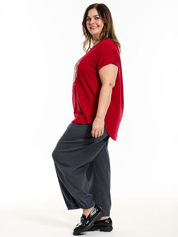 GITTE - Plus Size T-shirt fra Gozzip