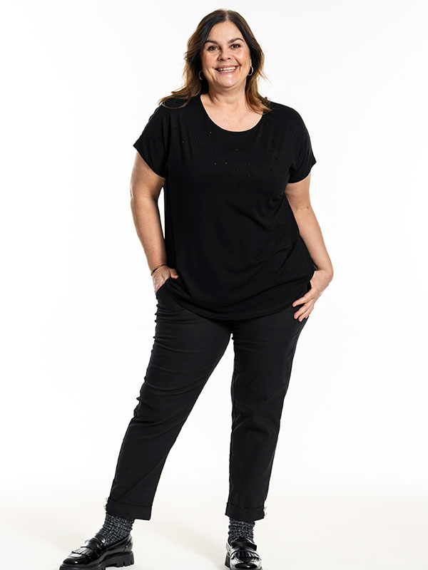 GITTE - Plus Size T-shirt fra Gozzip