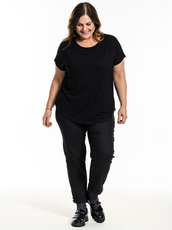 GITTE - Plus Size T-shirt fra Gozzip