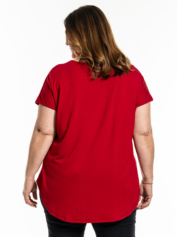 GITTE - Plus Size T-shirt fra Gozzip