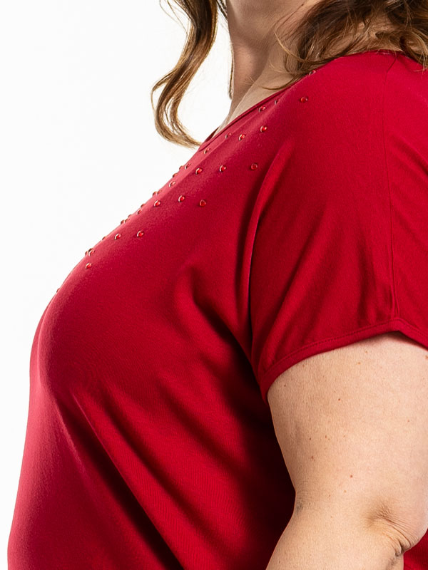 GITTE - Plus Size T-shirt fra Gozzip
