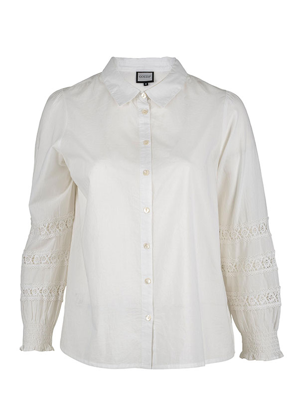 HELIN - Plus Size Skjorte fra Gozzip