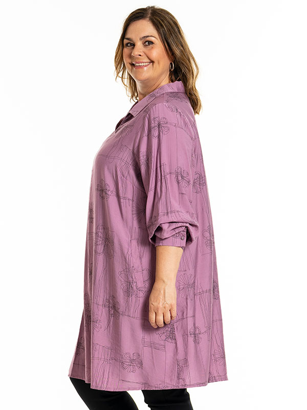 IDALENE - Plus Size Tunika fra Gozzip