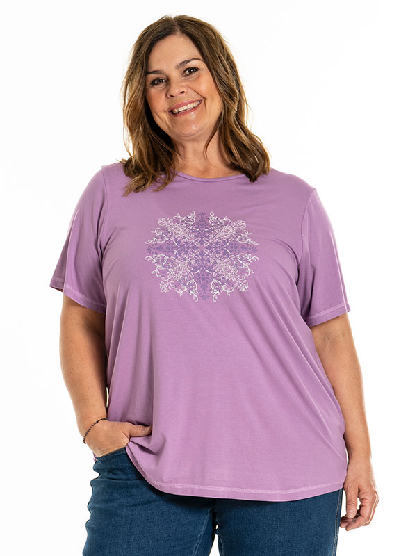 BIRKA - Plus Size T-shirt fra Gozzip